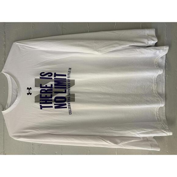 Under Armour Northwestern Wildcats long sleeve white shirt M - Picture 1 of 7